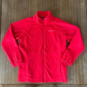 Columbia Pink Zip-Up Fleece